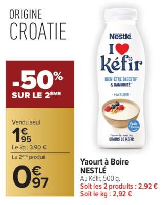 Yaourt à Boire NESTLÉ