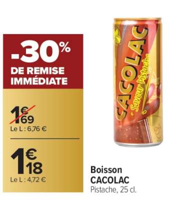 Boisson CACOLAC