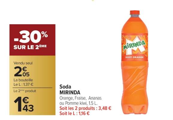Soda MIRINDA