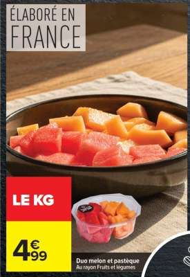Duo melon et pastèque