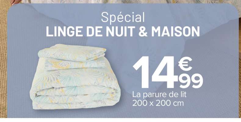La parure de lit