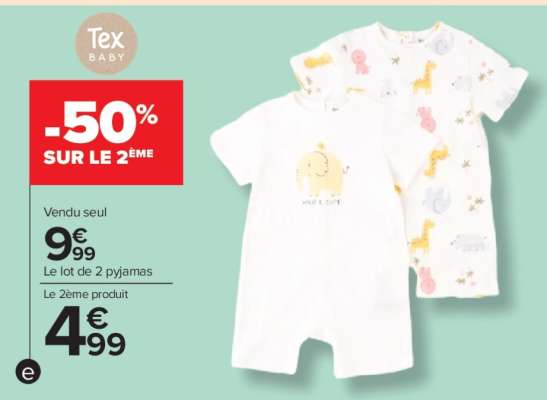 Tex Baby Pyjamas