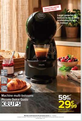 Machine multi-boissons Piccolo Dolce Gusto KRUPS