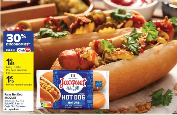 Pains Hot Dog JACQUET