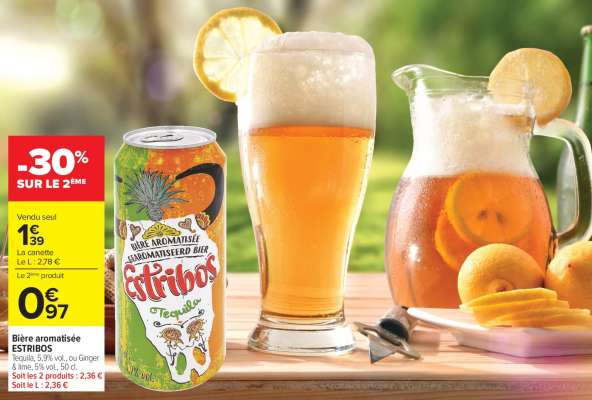 Bière aromatisée ESTRIBOS