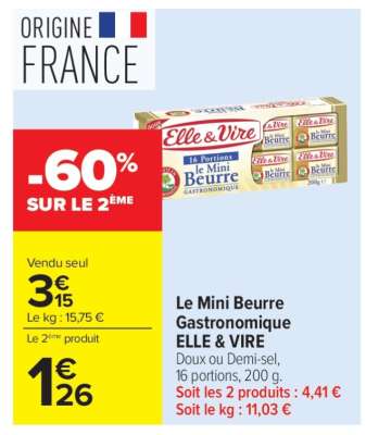 Le Mini Beurre Gastronomique Elle & Vire