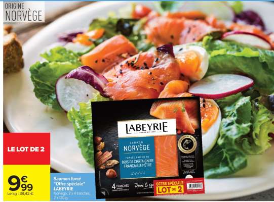 Saumon fumé «Offre Spéciale» LABEYRIE