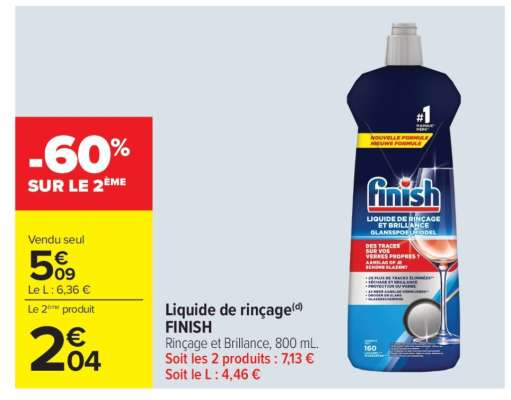 Liquide de rinçage FINISH