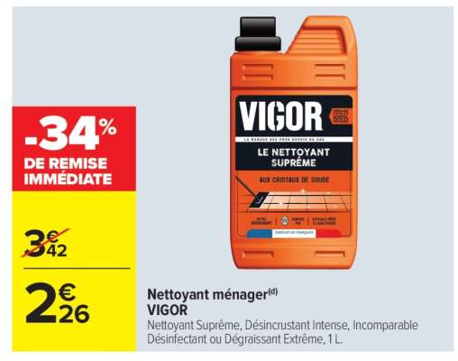 Nettoyant ménager VIGOR