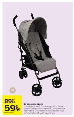 La poussette canne