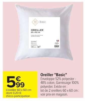 Oreiller "Basic"