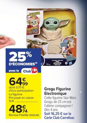 Grogu Figurine Electronique