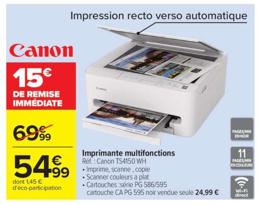 Canon TS4150 WH