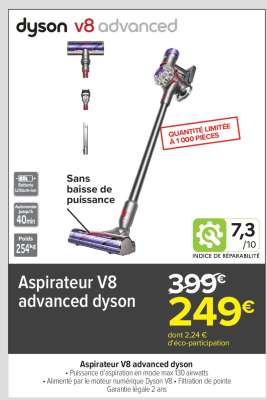 Aspirateur V8 advanced dyson