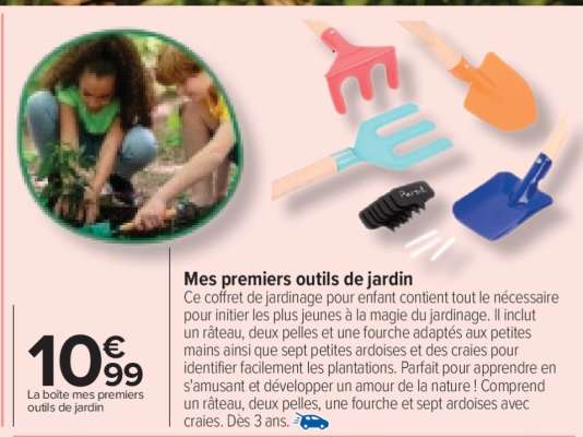 Mes premiers outils de jardin