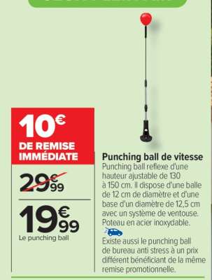 Punching ball de vitesse