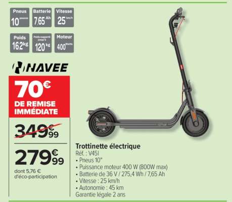 Trottinette électrique