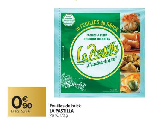 Feuilles De Brick La Pastilla