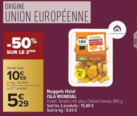 Nuggets Halal ISLA MONDIAL