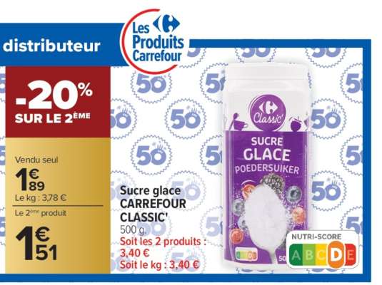 Sucre glace CARREFOUR CLASSIC'
