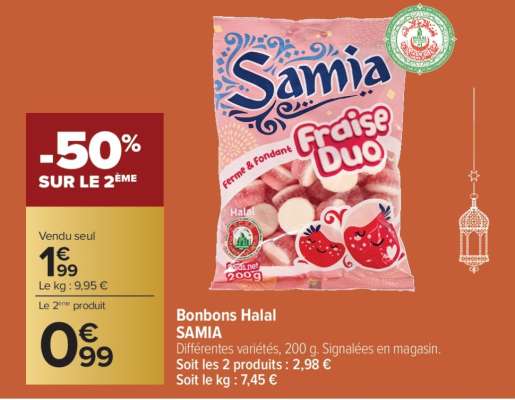 Bonbons Halal 'Samia'