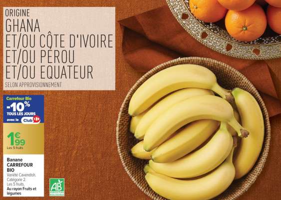Banane CARREFOUR BIO