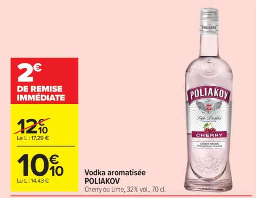 Vodka aromatisée POLIAKOV