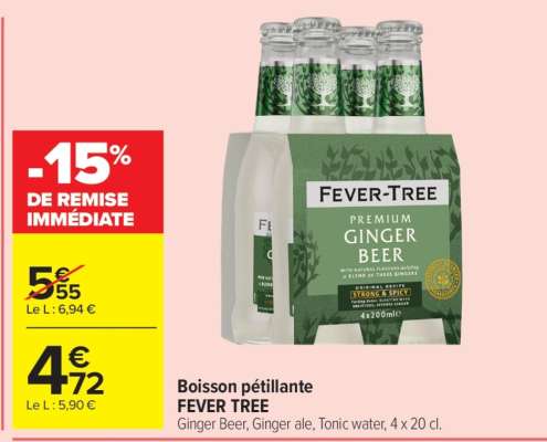 Boisson pétillante FEVER-TREE