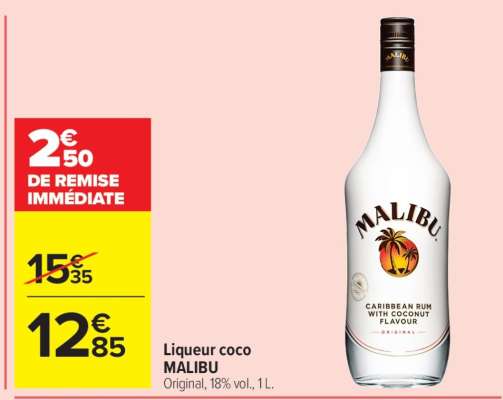 Liqueur coco MALIBU