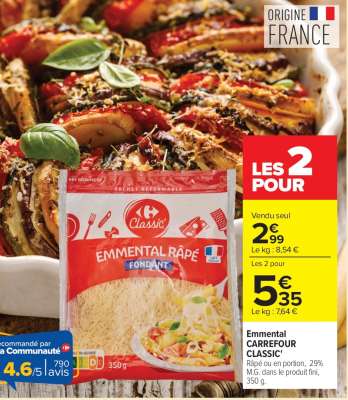 Emmental CARREFOUR CLASSIC'