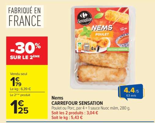 Nems CARREFOUR SENSATION