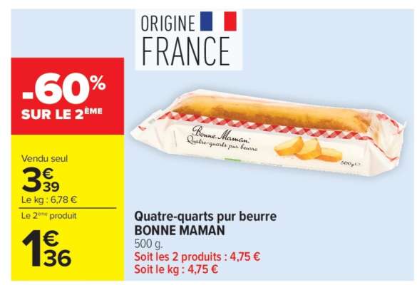 Quatre-Quarts Pur Beurre Bonne Maman