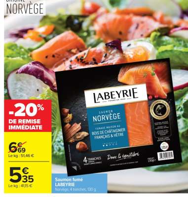 SAUMON FUMÉ LABEYRIE