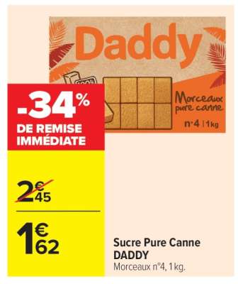 Sucre Pure Canne DADDY