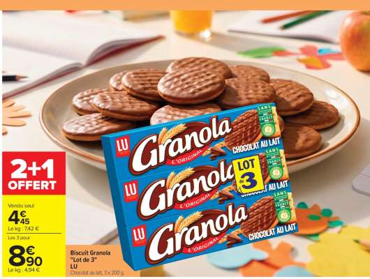 Biscuit Granola "Lot de 3"