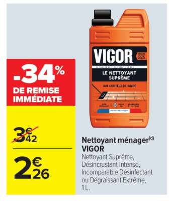 Nettoyant ménager VIGOR