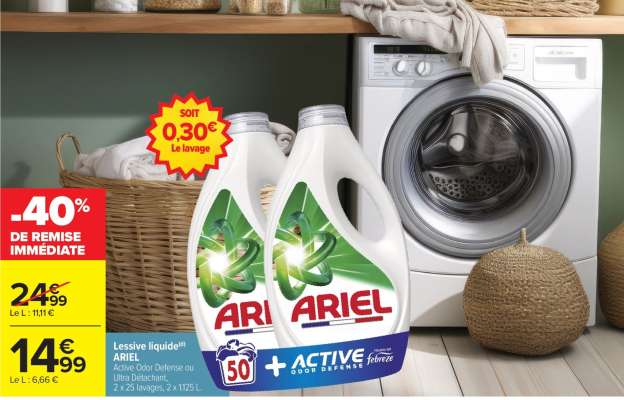 LESSIVE LIQUIDE "ARIEL"
