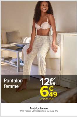 Pantalon femme