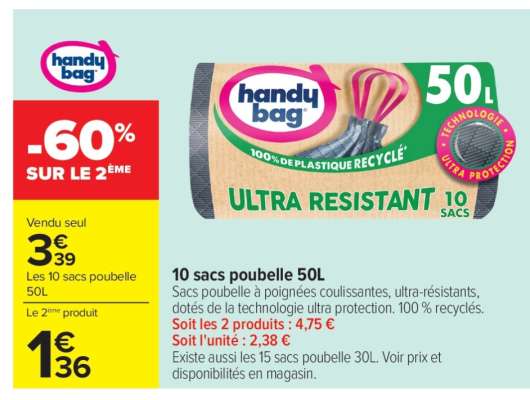 handy bag ULTRA RESISTANT 50L