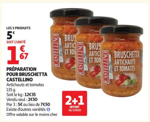 PRÉPARATION POUR BRUSCHETTA CASTELLINO