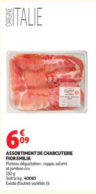 ASSORTIMENT DE CHARCUTERIE FIOR EMILIA