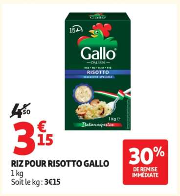 Riz Pour Risotto Gallo