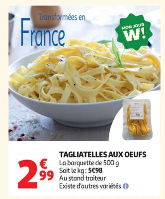 Tagliatelles Aux Oeufs