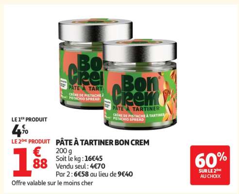 PÂTE À TARTINER BON CREM
