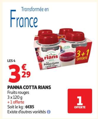 PANNA COTTA RIANS