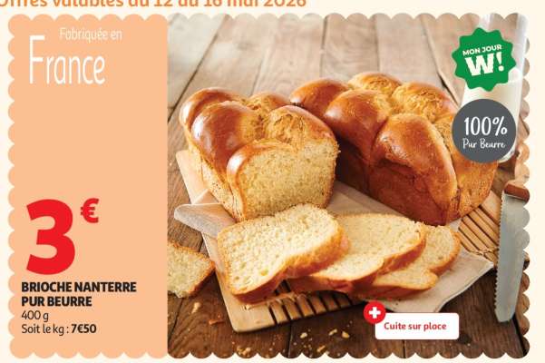 Brioche Nanterre Pur Beurre
