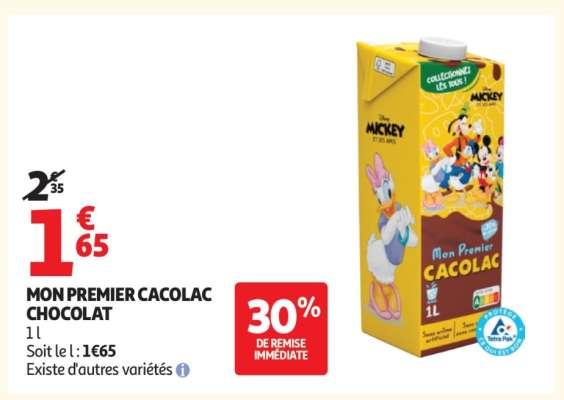 MON PREMIER CACOLAC CHOCOLAT