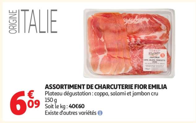 ASSORTIMENT DE CHARCUTERIE FIOR EMILIA