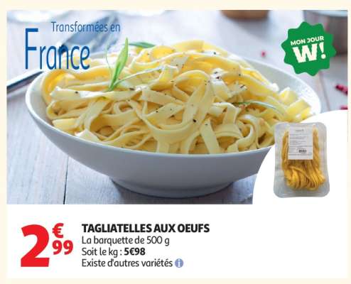 Tagliatelles Aux Oeufs