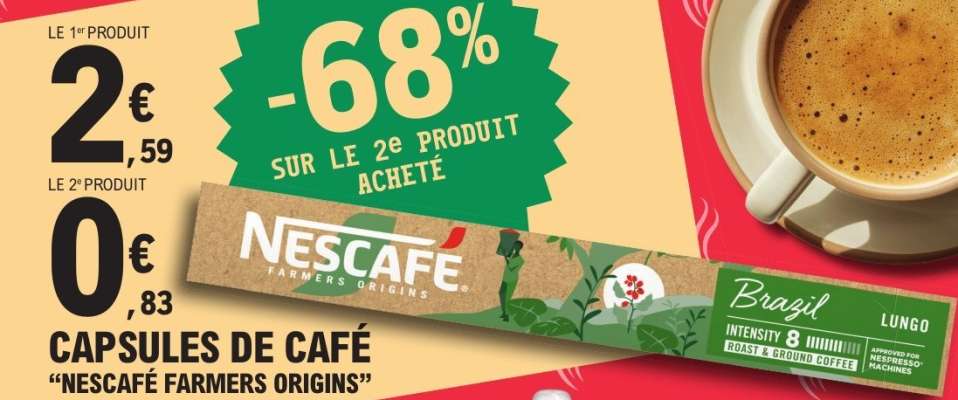 Capsules de café "Nescafé Farmers Origins"